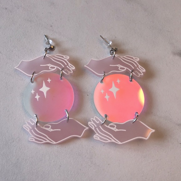 Jewelry - Crystal Ball Earrings